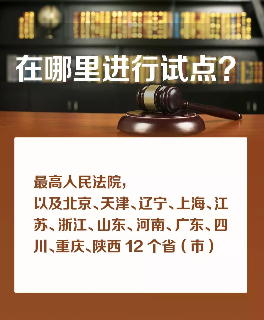 最高院以及京津辽沪等12省市将开展四级法院审级职能定位改革试点工作