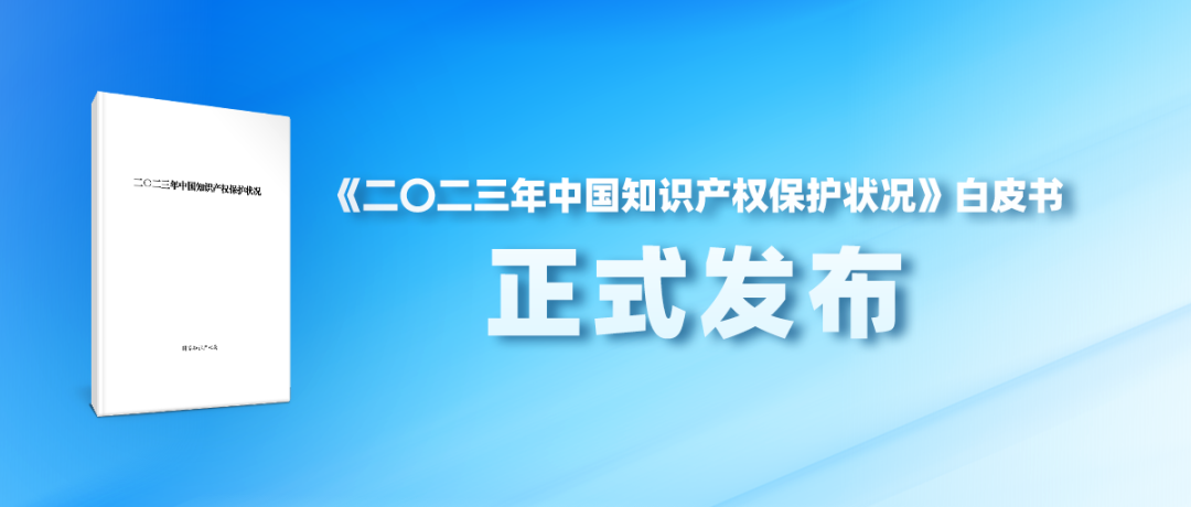 《二〇二三年中国知识产权保护状况》白皮书发布